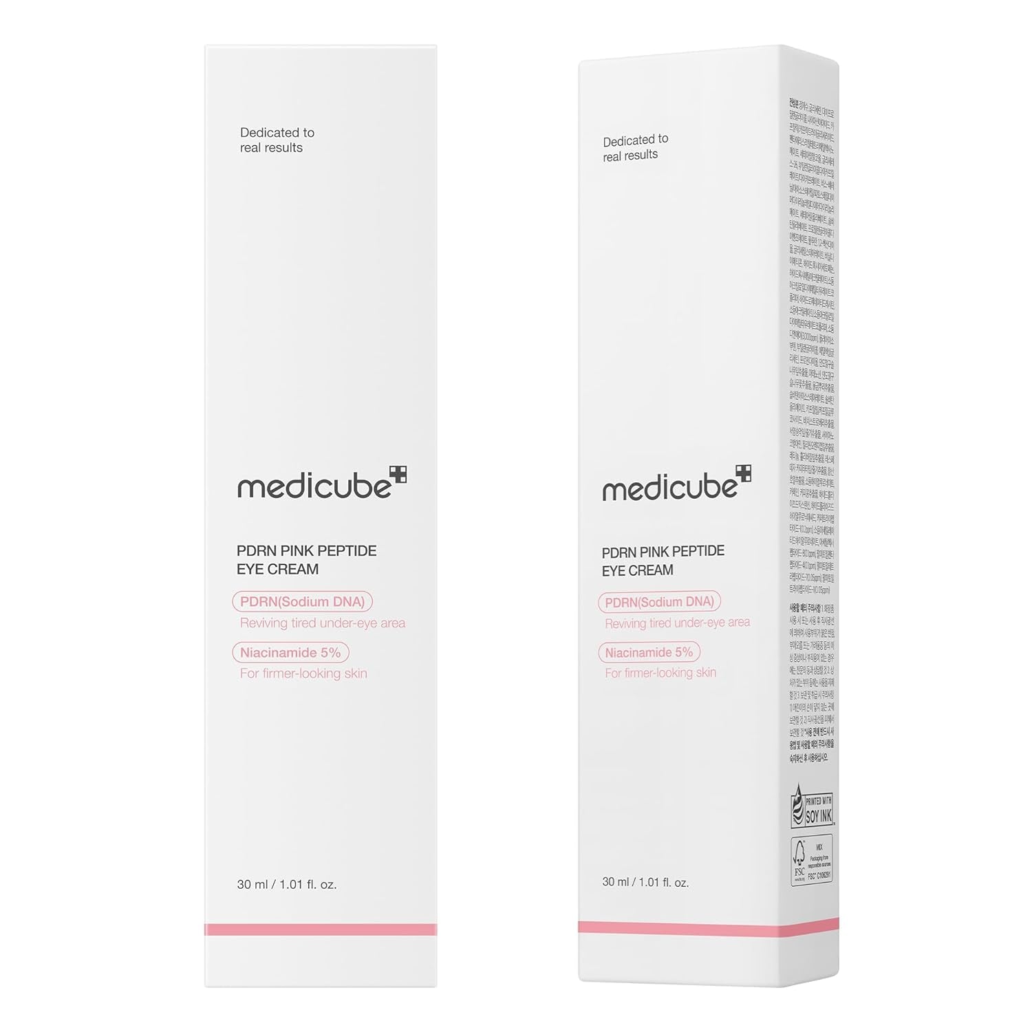 Medicube Eye Serum with Salmon DNA PDRN & Pink Peptides | 99% Purity Retinol for Fine Lines | PDRN & Niacinamide for Uneven Skin Tone | Korean Skincare, 1.01 Fl.Oz