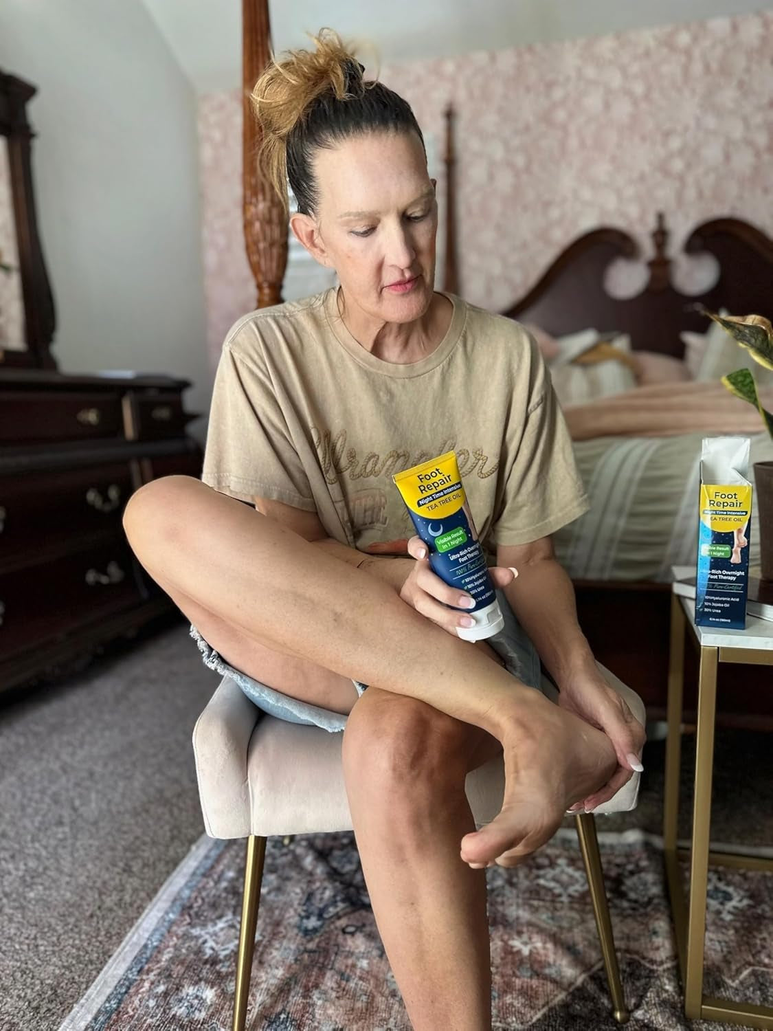 Foot Cream for Dry Cracked Heels and Feet – Tea Tree Oil Heel Cream | Cracked Heel Treatment & Ultra-Rich Overnight Foot Repair | Softens, Soothes & Restores Rough Skin | Fast-Absorbing, 6.14 Oz