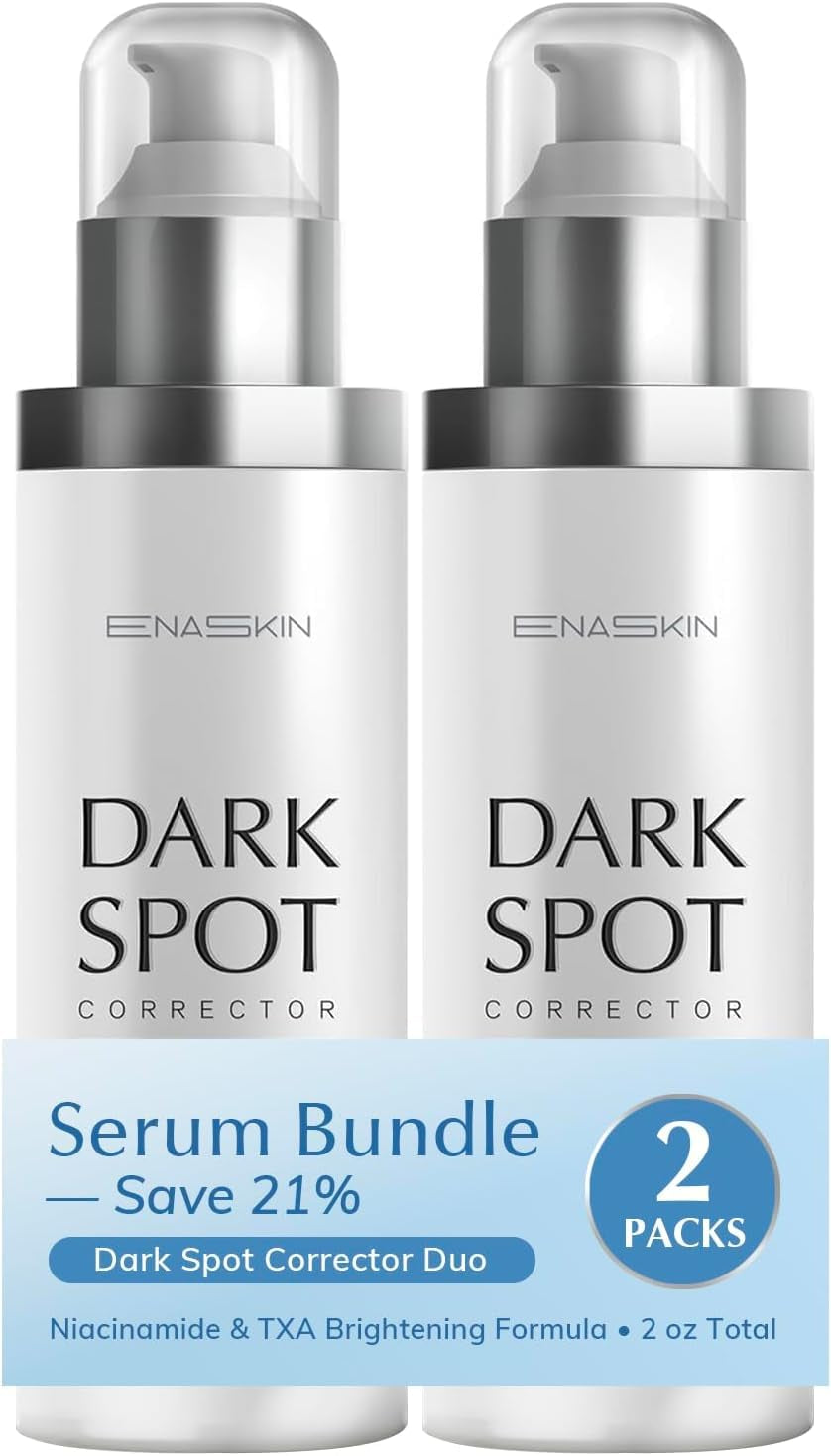Enaskin Dark Spot Remover Face & Body Serum: Age Spot Sun Spot Freckles Melasma Brown Spot - Advanced Formula with Niacinamide for Women and Men (1.0 Fl Oz)