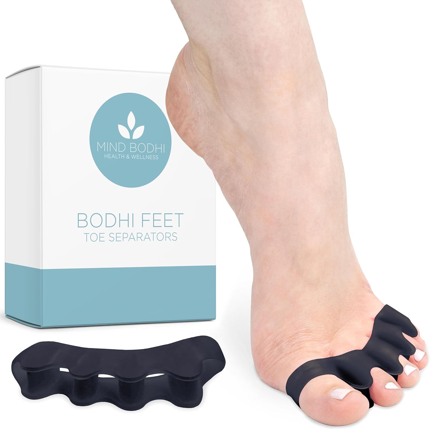 Mind Bodhi Toe Separators/Toe Spacers - for Men and Women - Regular Size – Blue