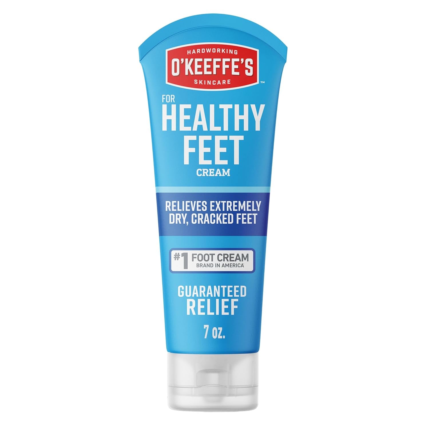 O'Keeffe'S for Healthy Feet Foot Cream - 3.2 Oz Jar (1 Pack) - Guaranteed Relief for Extremely Cracked, Dry Feet, Repairing Skincare, Instantly Boosts and Retains Moisture Levels