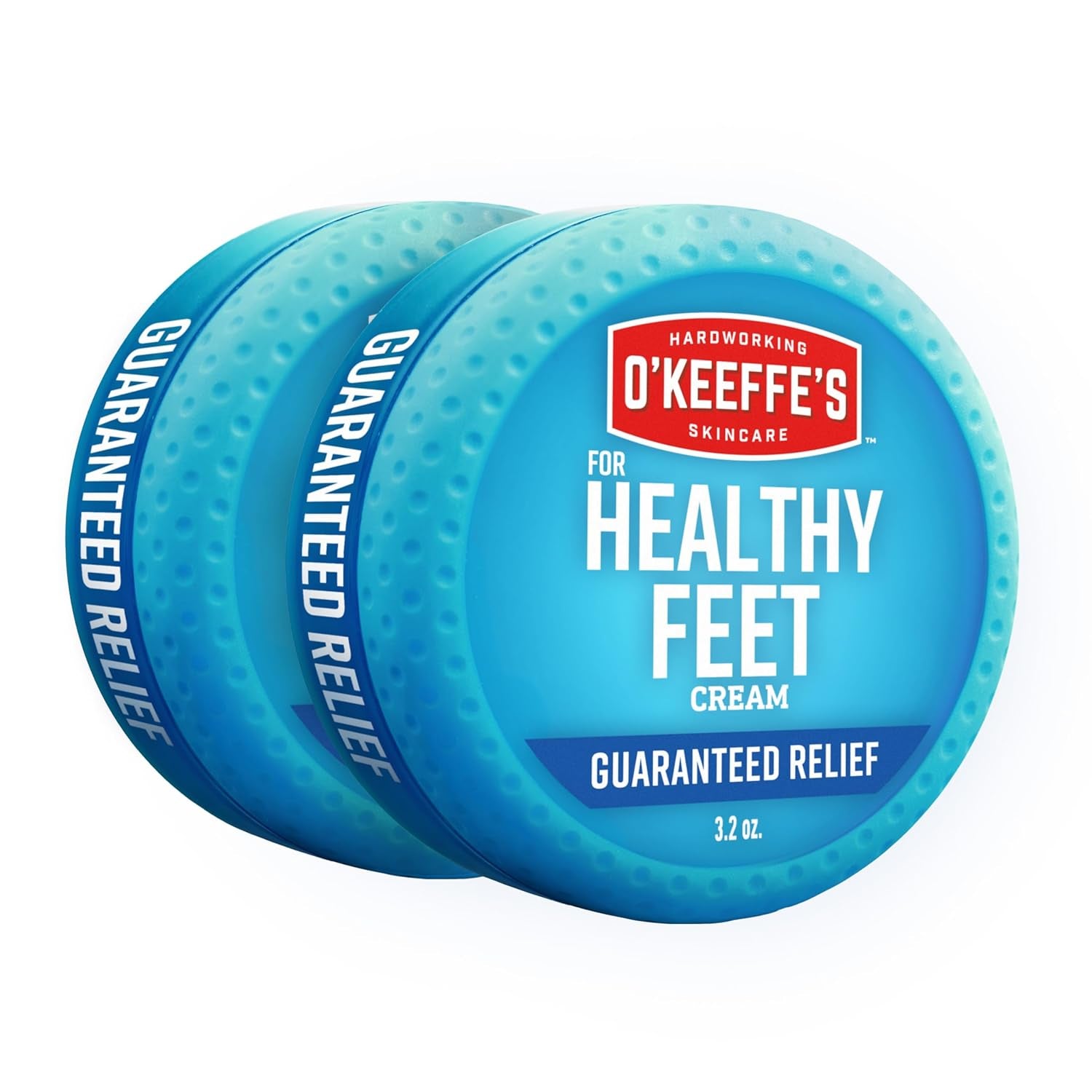 O'Keeffe'S for Healthy Feet Foot Cream - 3.2 Oz Jar (1 Pack) - Guaranteed Relief for Extremely Cracked, Dry Feet, Repairing Skincare, Instantly Boosts and Retains Moisture Levels