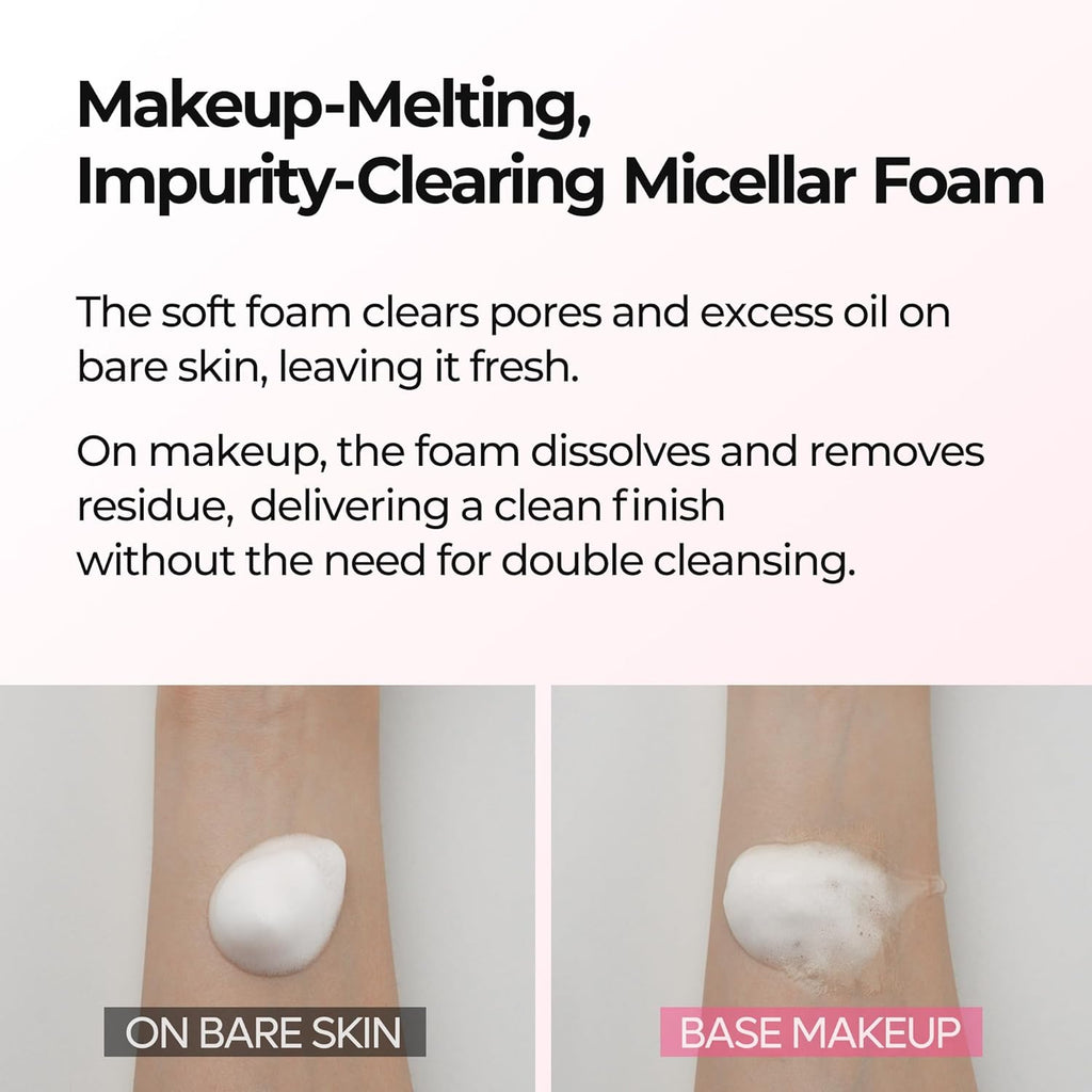 Dr.Melaxin Melting Cleanser - Hypoallergenic Makeup Remover with Quick Bubble, Deep Pore Cleansing for All Skin Type, 150Ml