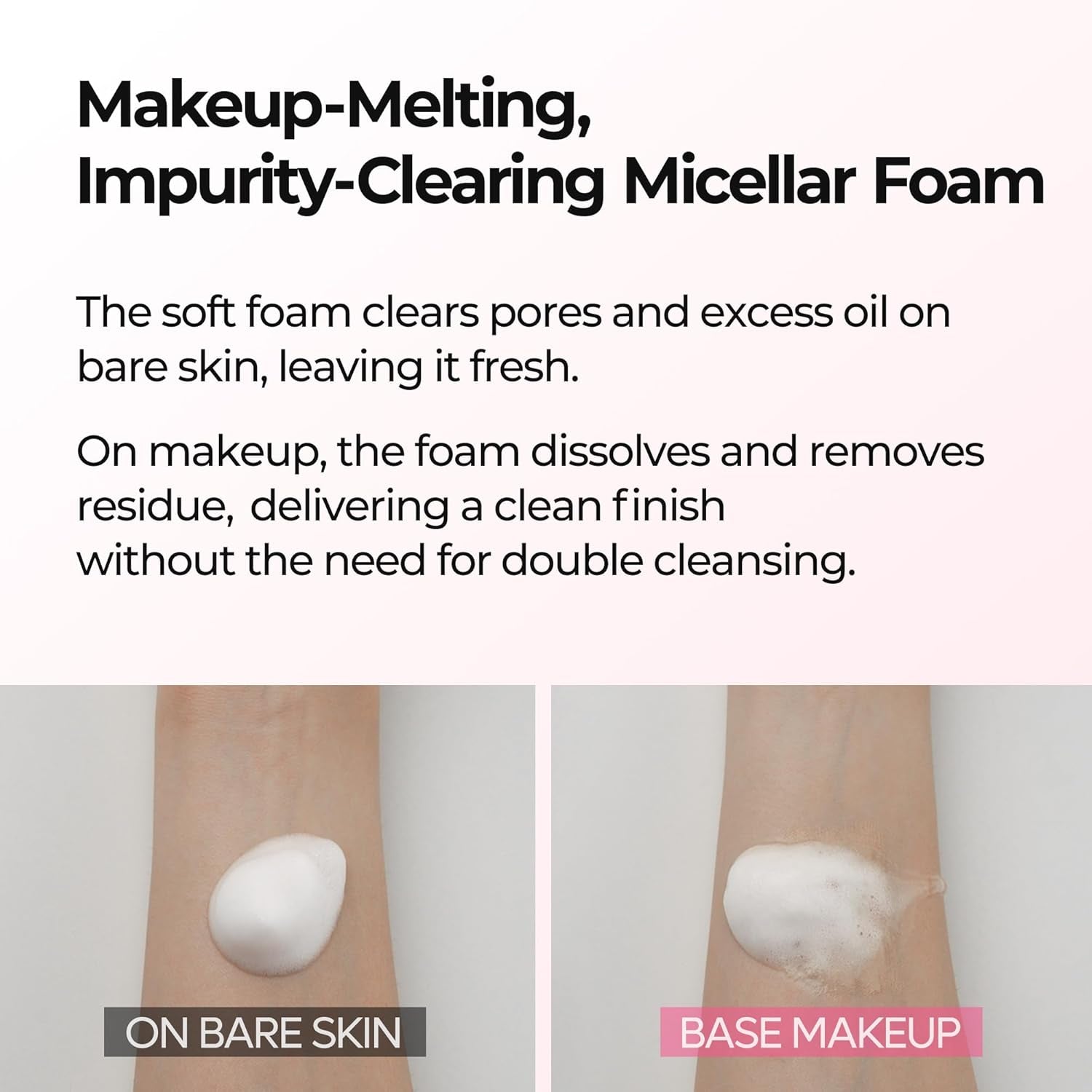 Dr.Melaxin Melting Cleanser - Hypoallergenic Makeup Remover with Quick Bubble, Deep Pore Cleansing for All Skin Type, 150Ml