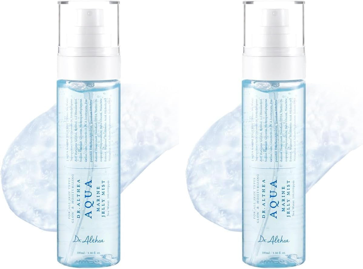 Dr.Althea Aqua Marine Jelly Mist | Lightweight, Ultra-Fine Facial Mist Spray | Hydrating Serum with PDRN & Triple Hyaluronic Acid | Vegan Korean Skincare, 3.38 Fl.Oz