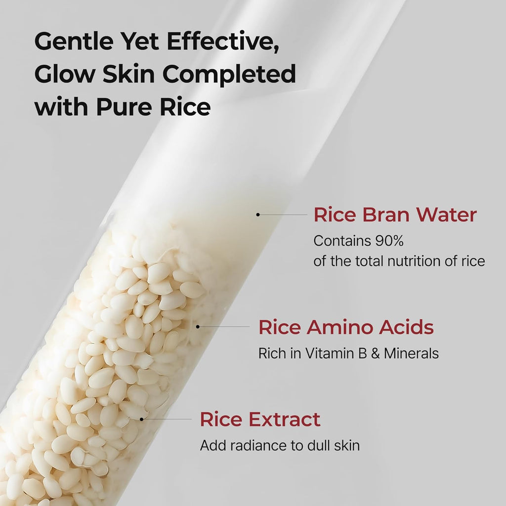 Dr.Melaxin Peel Shot Glow Rice Toner with Rice Extract & Ceramides, Hydrating & Skin Refining Face Toner for Glass Skin, Liposome Oil for Deep Moisture & Barrier Care, Korean Skincare, 6.76 Fl.Oz