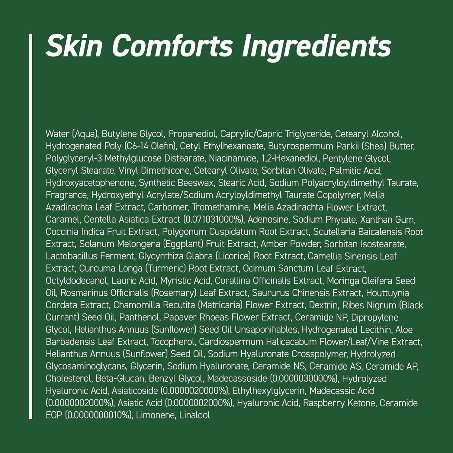 IVOSKIN Cica Redness Relief Treatment Cream, Soothing & Hydrating Green Correcting Moisturizer with Madecassoside, Helps Repair Skin Barrier for Sensitive Skin, Vegan, Korean Skincare (1.76Oz / 50G)