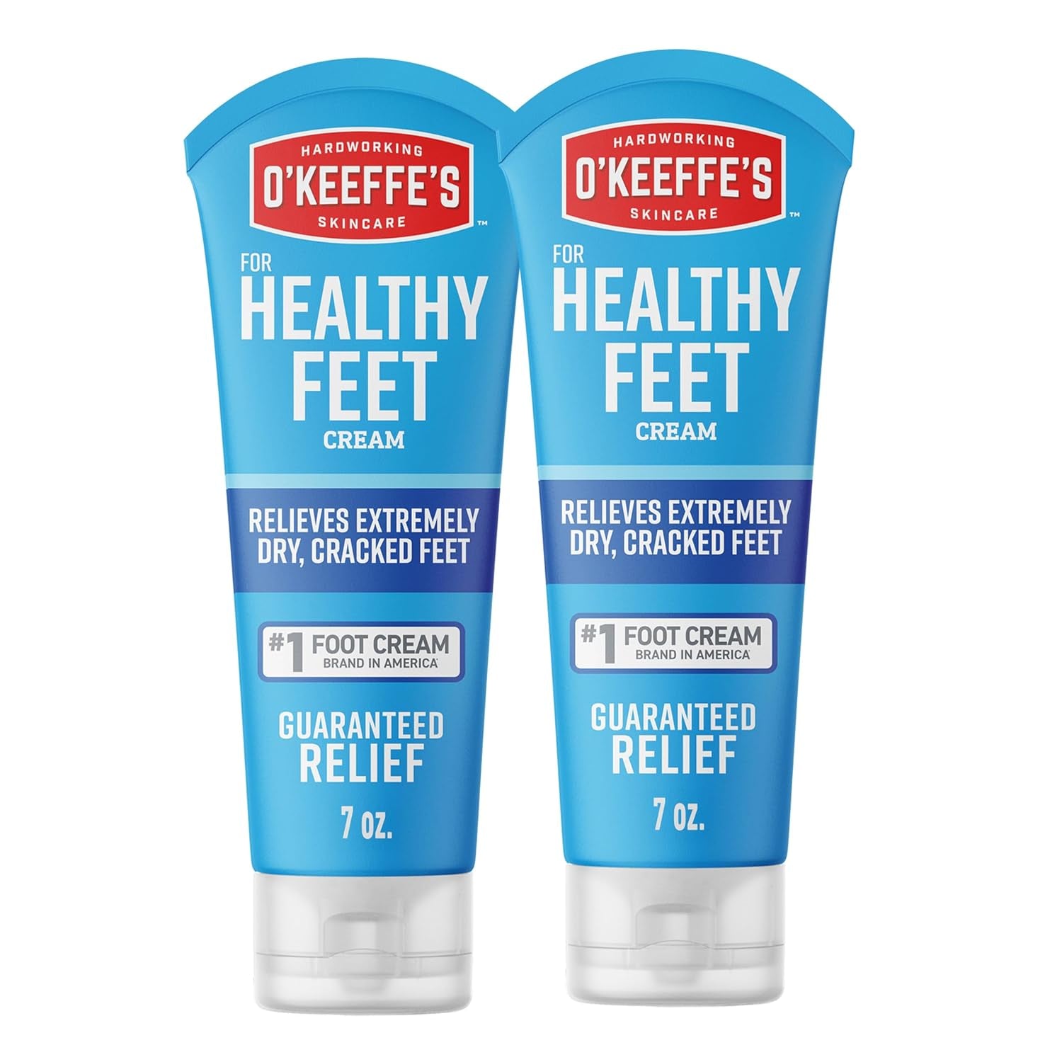 O'Keeffe'S for Healthy Feet Foot Cream - 3.2 Oz Jar (1 Pack) - Guaranteed Relief for Extremely Cracked, Dry Feet, Repairing Skincare, Instantly Boosts and Retains Moisture Levels