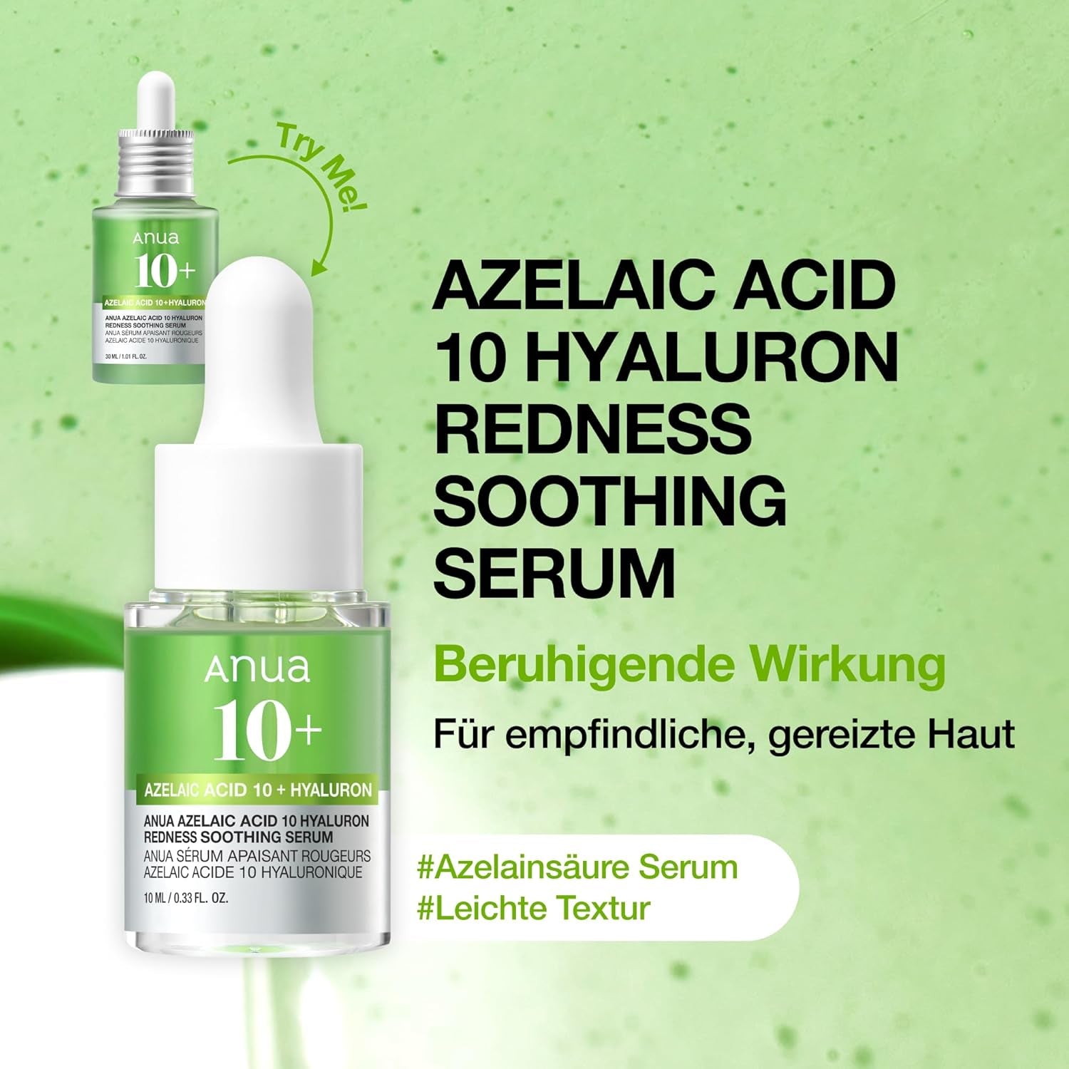 Anua Serum Discovery Trio, Mini Face Serum Travel Size Kit with Hyaluronic Acid, Niacinamide & Azelaic Acid, Hydrating Soothing Gift Set for Women, Korean Skincare Set -10Ml/0.33Fl.Oz × 3EA