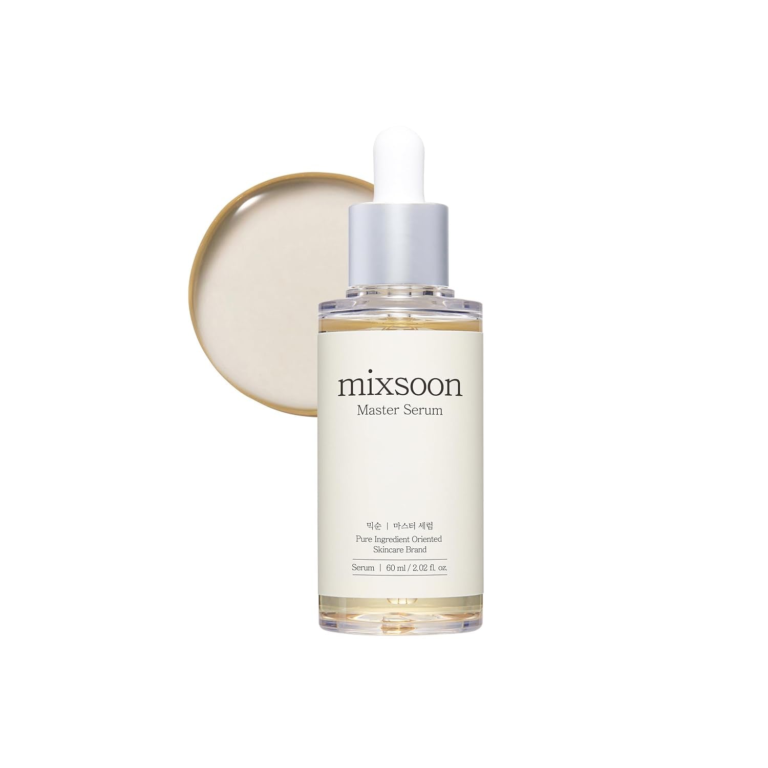 Mixsoon Master Serum Moisturizing Serum-Intensive Moisturizing and Revitalizing for Face, Lightweight Formula for Radiant 30Ml / 1.01 Fl.Oz. Korean Glass Skin Care
