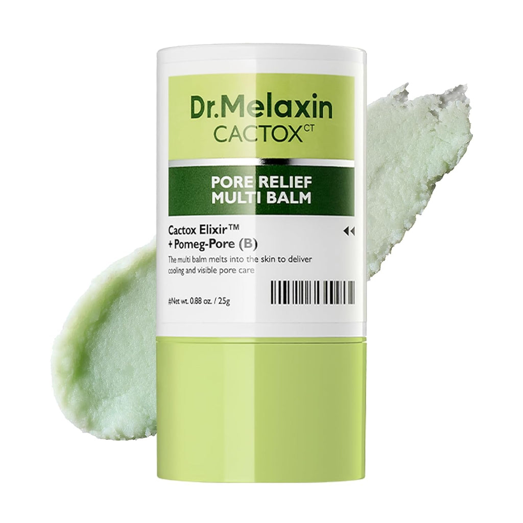 Dr.Melaxin Cactox Pore Relief Multi Balm Stick – Zinc PCA & ADENOSINE Cooling & De-Puffing Face Balm for Enlarged Pores & Puffy Skin, Pore Minimizing with Cactus Extract, Korean Skincare, 0.88 Oz