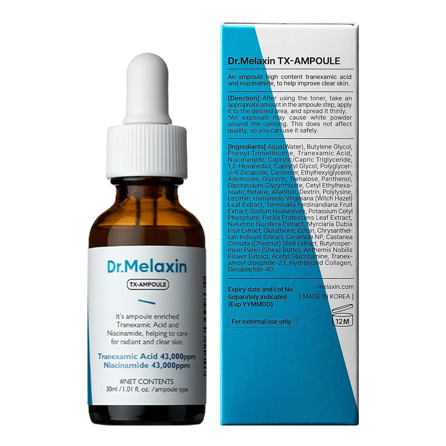 Dr.Melaxin TX Ampoule RX Facial Ampoule