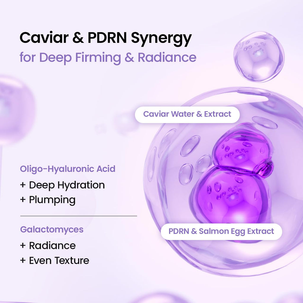 BIODANCE Rejuvenating Caviar PDRN Real Deep Mask, Overnight Hydrogel Face Mask, Skin Firming, Radiance, Enhancing Skin Recovery, Korean Skin Care, Mothers Day Gifts | 1.19Oz(34G) X 4Ea