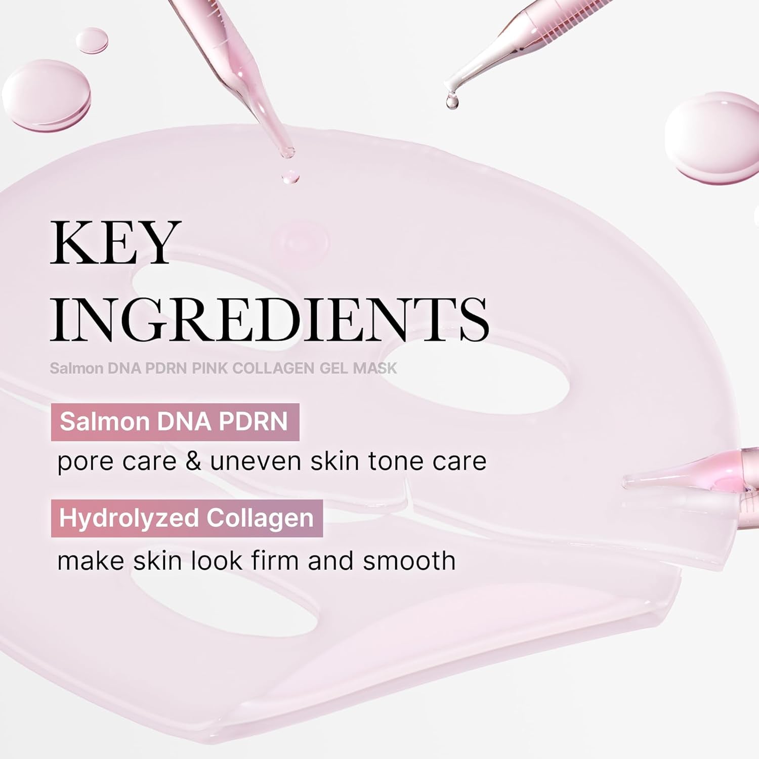 Medicube Jelly Gel Mask with Salmon DNA PDRN Pink Collagen | Overnight Face Mask for Glass Glow Skin | Elasticity, Hydrating, Firming and Moisturizing | Korean Skincare, 28G X 4Ea
