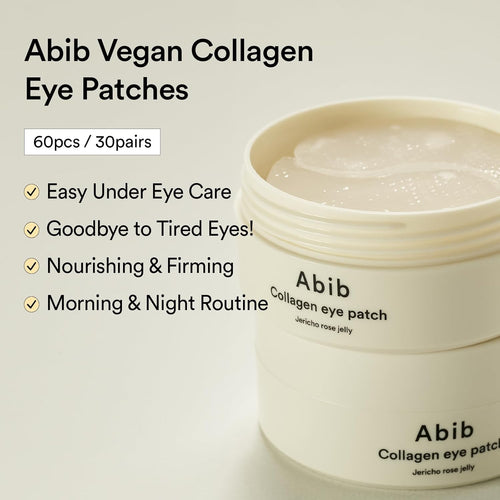 Abib Eye-Deal Collagen Eye Care Kit | Collagen Eye Patch, Eye Cream | Puffy Eyes and Dark Circles, Anti-Wrinkle | Gifts for Women (Under Eye Care Duo)