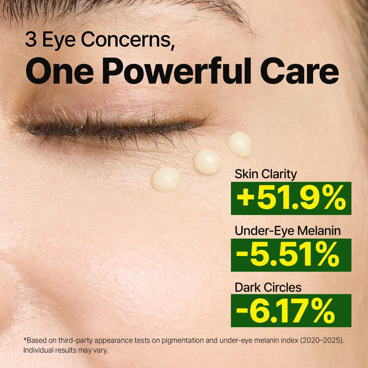 GOODAL Green Tangerine Vitamin C Dark Circle Eye Cream | Intensive Dark Circle Relief and Elasticity Treatment, Gentle, Non-Irritating, Anti-Aging and Anti-Wrinkle Care 30Ml
