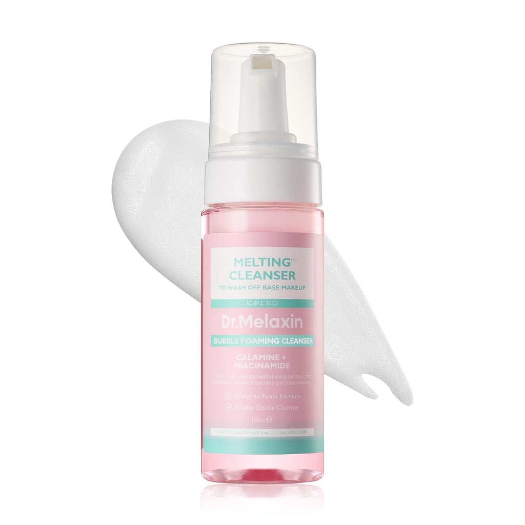 Dr.Melaxin Melting Cleanser - Hypoallergenic Makeup Remover with Quick Bubble, Deep Pore Cleansing for All Skin Type, 150Ml