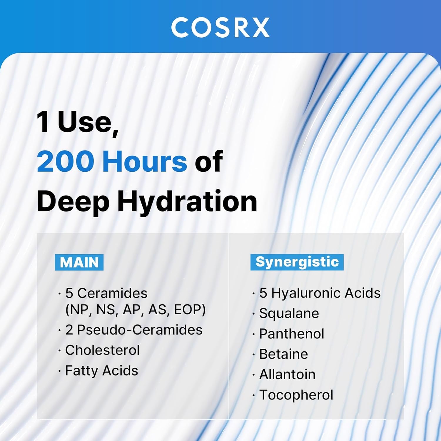 COSRX Ceramide Skin Barrier Moisturizer for Face with 7 Ceramides, Hyaluronic Acid & Panthenol for All Skin Types, 2.7 Oz, Korean Face Moisturizer Cream, Korean Skin Care, Mothers Day Gifts for Mom