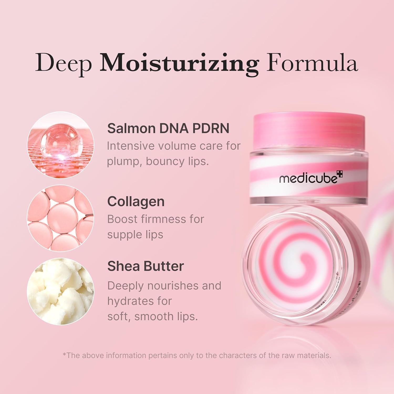 Medicube PDRN Lip Sleeping Mask Glow Balm | Salmon PDRN, Collagen, Shea Butter for Softer Lips, Long-Lasting Moisture, Overnight and Daily Lip Care, Korean Skincare 0.35 Oz.
