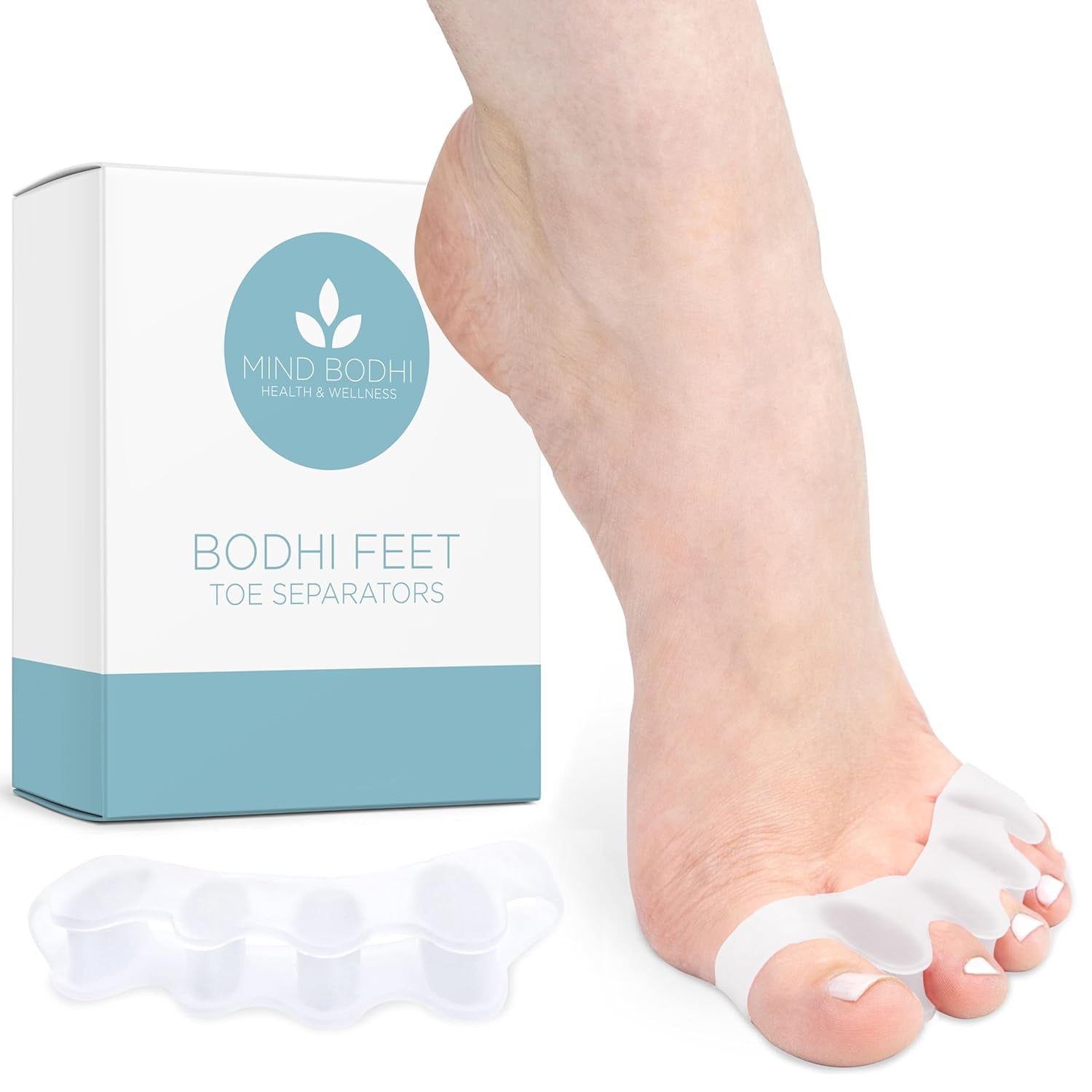 Mind Bodhi Toe Separators/Toe Spacers - for Men and Women - Regular Size – Blue
