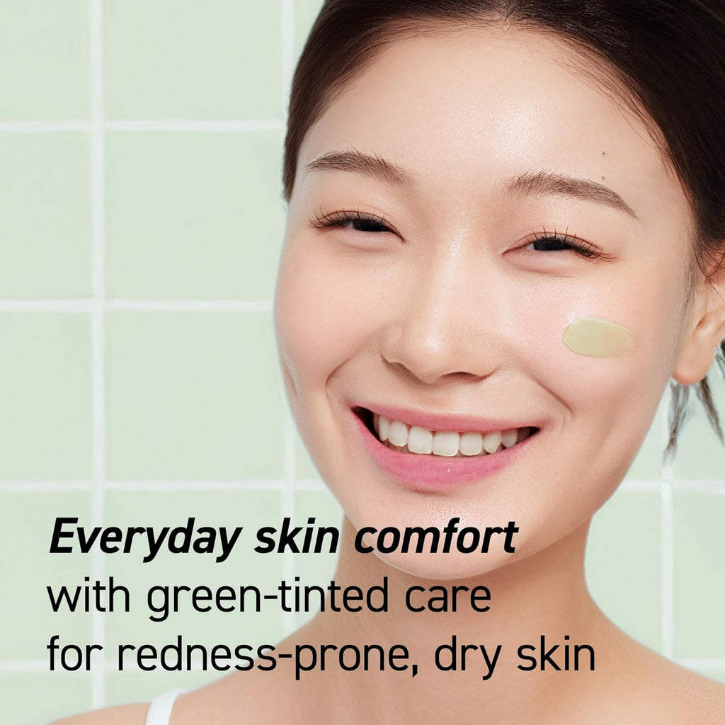 IVOSKIN Cica Redness Relief Treatment Cream, Soothing & Hydrating Green Correcting Moisturizer with Madecassoside, Helps Repair Skin Barrier for Sensitive Skin, Vegan, Korean Skincare (1.76Oz / 50G)