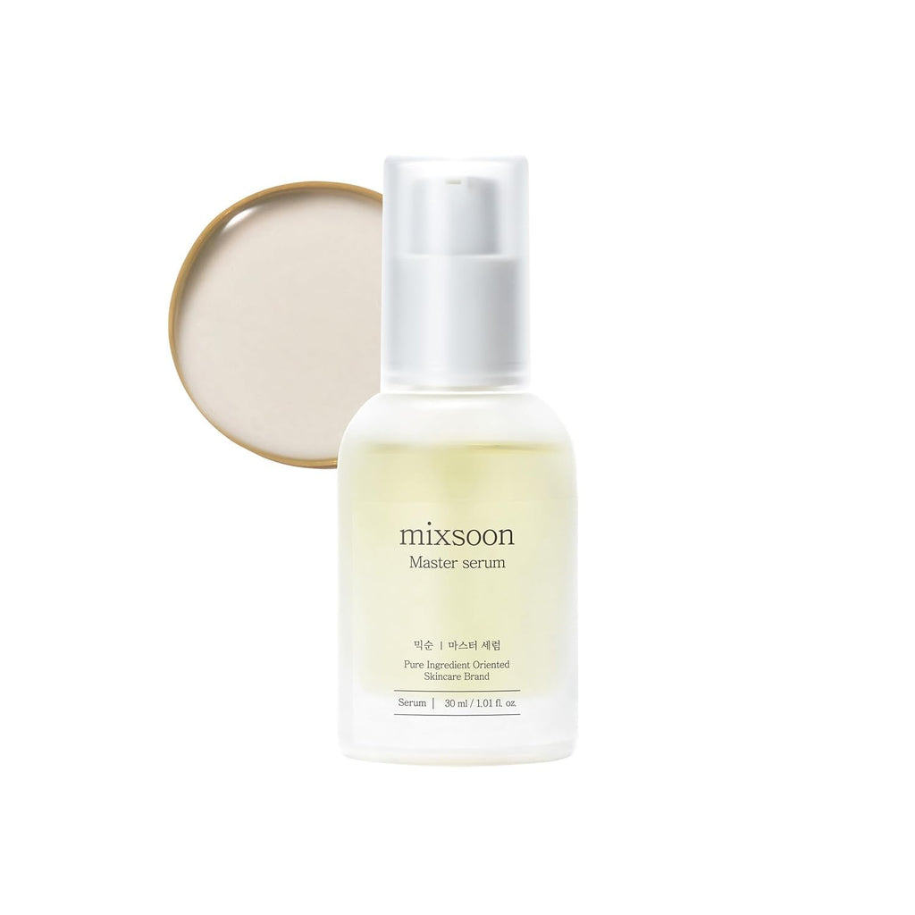 Mixsoon Master Serum Moisturizing Serum-Intensive Moisturizing and Revitalizing for Face, Lightweight Formula for Radiant 30Ml / 1.01 Fl.Oz. Korean Glass Skin Care
