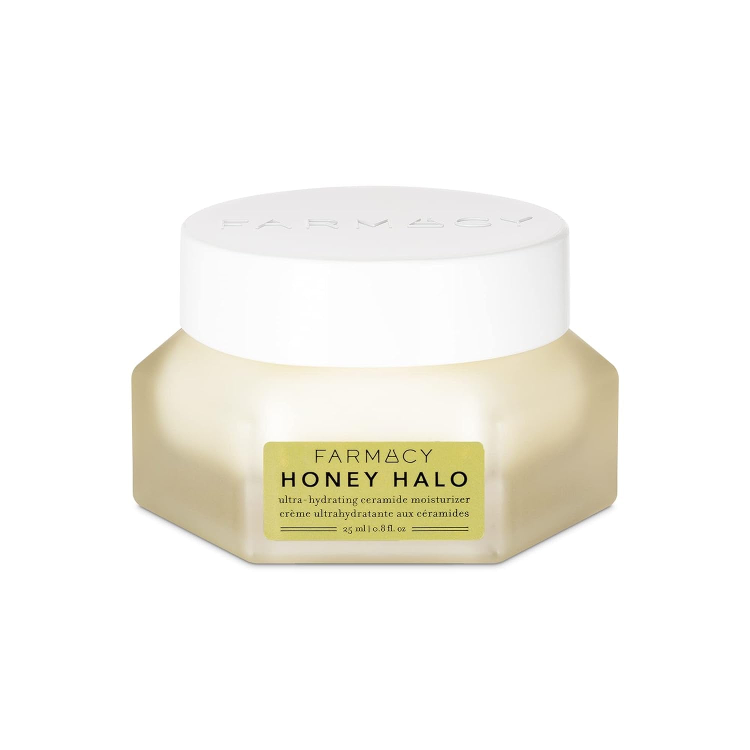 Farmacy Ceramide Face Moisturizer - Honey Halo Ultra Hydrating Facial Moisturizer with Buckwheat Honey + Ceramides - Helps Restore Barrier + Replenish Dryness - Plumping Skin Care for Dry Skin (50Ml)