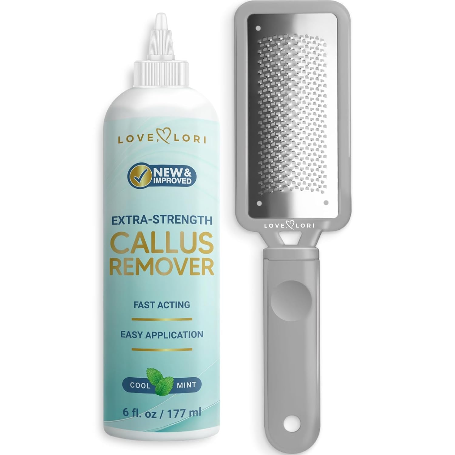 Callus Remover for Feet (Extra Strength) Foot Callus Remover Gel - Pedicure Tools for Feet Scrubber – Foot Care Spa Essentials, 6Oz