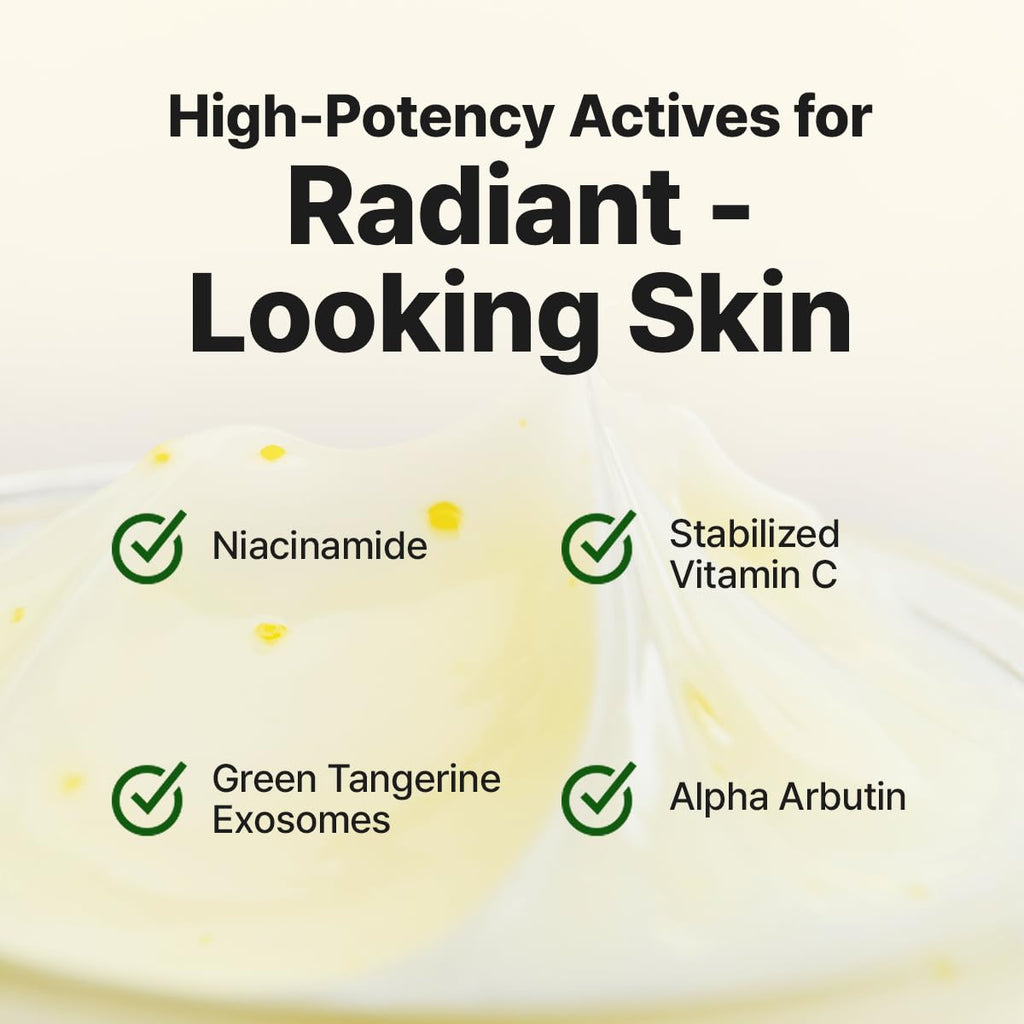 GOODAL Green Tangerine Vitamin C Cream [Advanced Ver.] – Vitamin C Cream with 5% Niacinamide | Fades Dark Spots, Boosts Radiance & Hydrates | Korean Skincare 1.69Oz / 50Ml