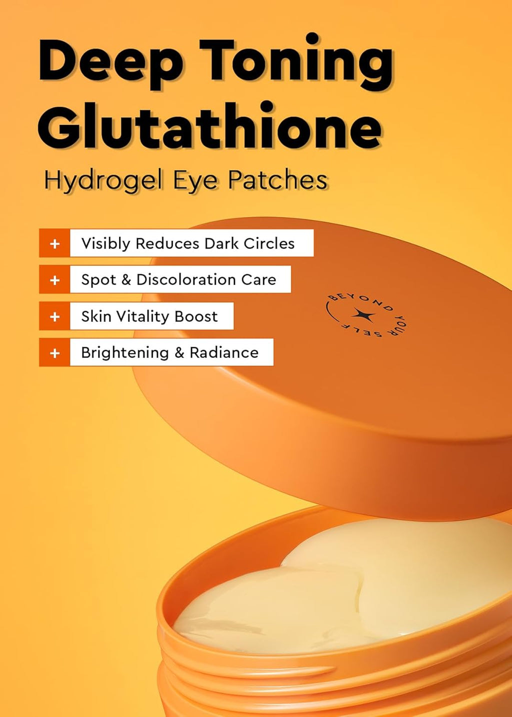 Bewants Deep Toning Glutathione Eye Serum Patch | Korean Retinol and Caffeine Eye Patches | Advanced Glutathione Skincare Gel Patch | 60 Undereye Mask Patches | Mothers Day Gift