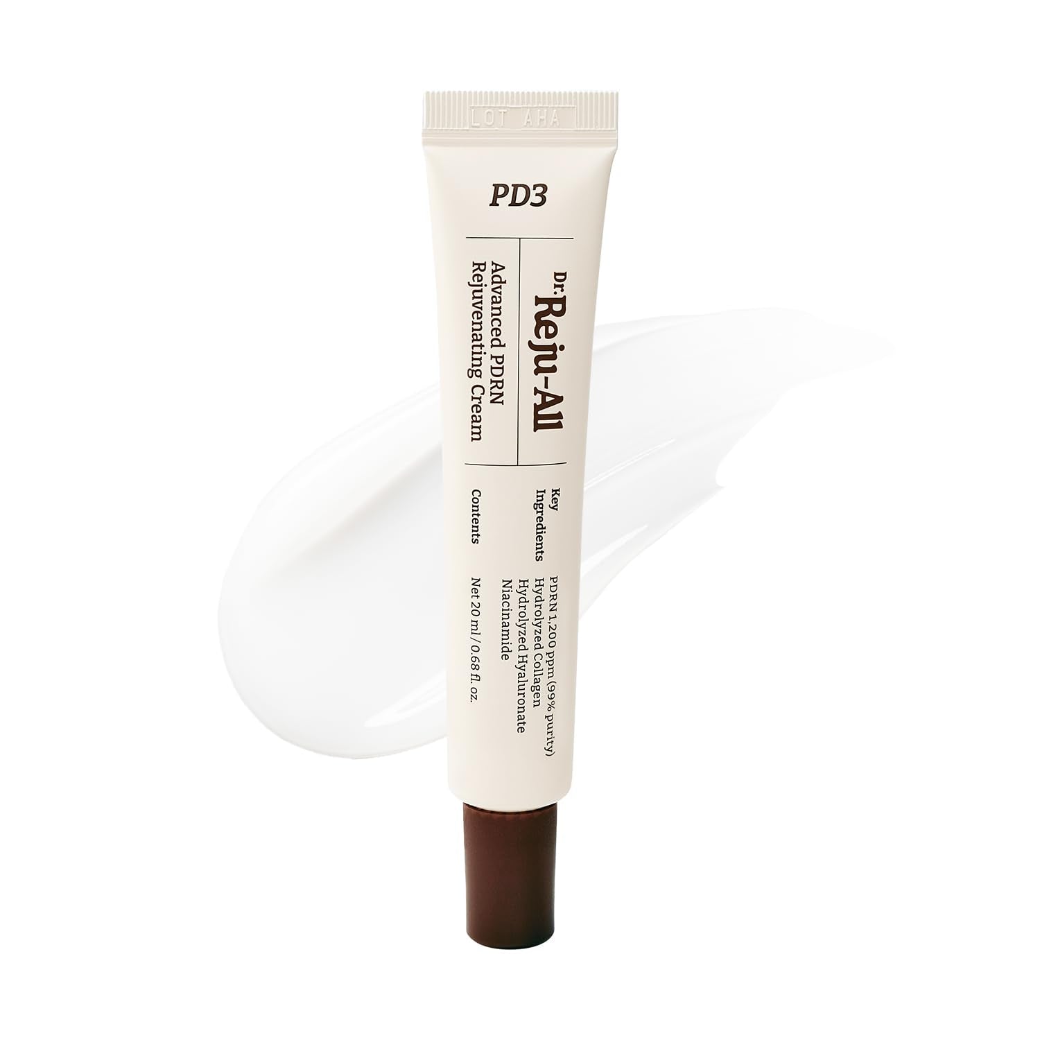 Dr. Reju-All Advanced PDRN Rejuvenating Cream Max – 99% Pure Salmon DNA Gel Type Face Moisturizer – Optimal 1200Ppm for Glass Skin & Plumping – Korean Pharmacy Anti-Aging Skin Care Face Cream -2 Fl Oz