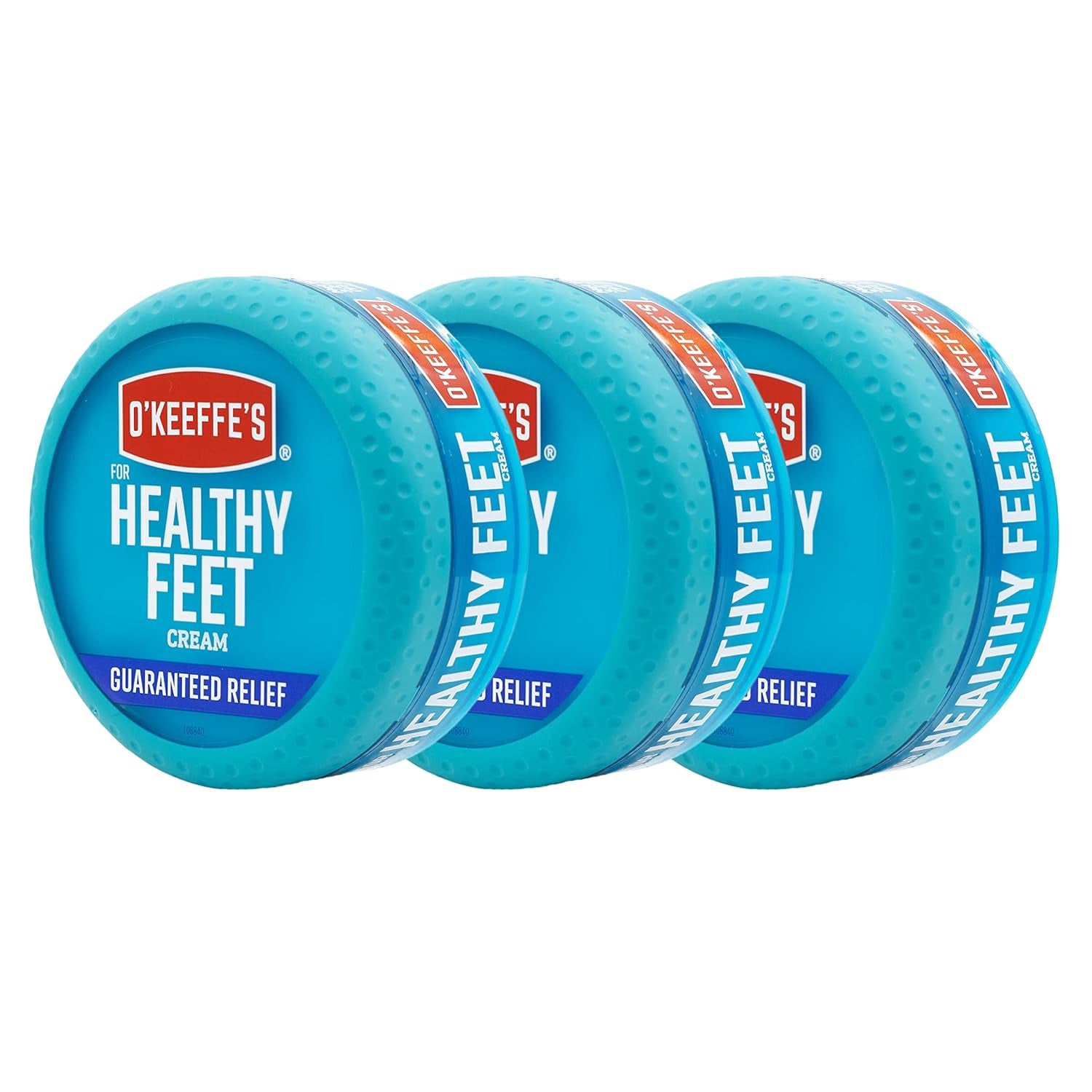O'Keeffe'S for Healthy Feet Foot Cream - 3.2 Oz Jar (1 Pack) - Guaranteed Relief for Extremely Cracked, Dry Feet, Repairing Skincare, Instantly Boosts and Retains Moisture Levels