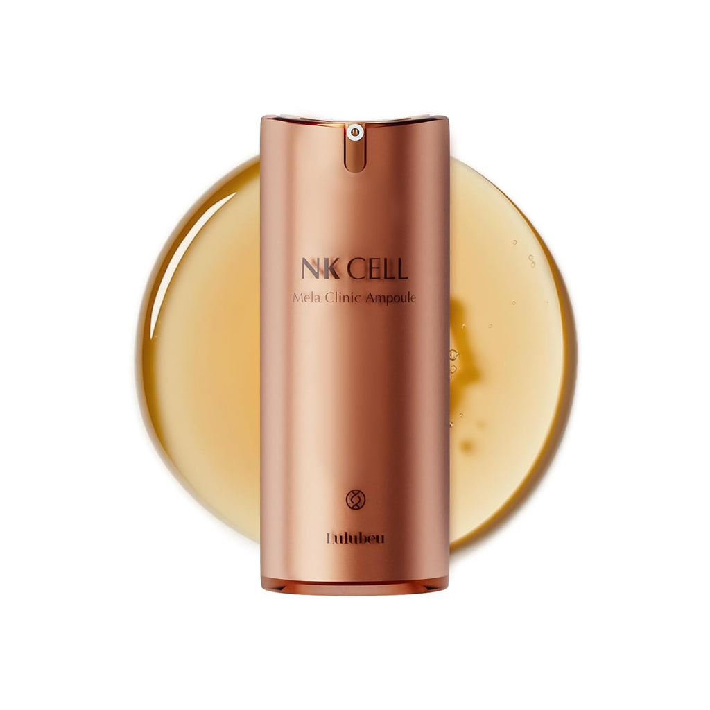 Mela Clinic Ampoule with NK Cell Technology, Skin Tone Care Serum with Tranexamic Acid, Glutathione & Bisabolol, 0.5 Fl Oz