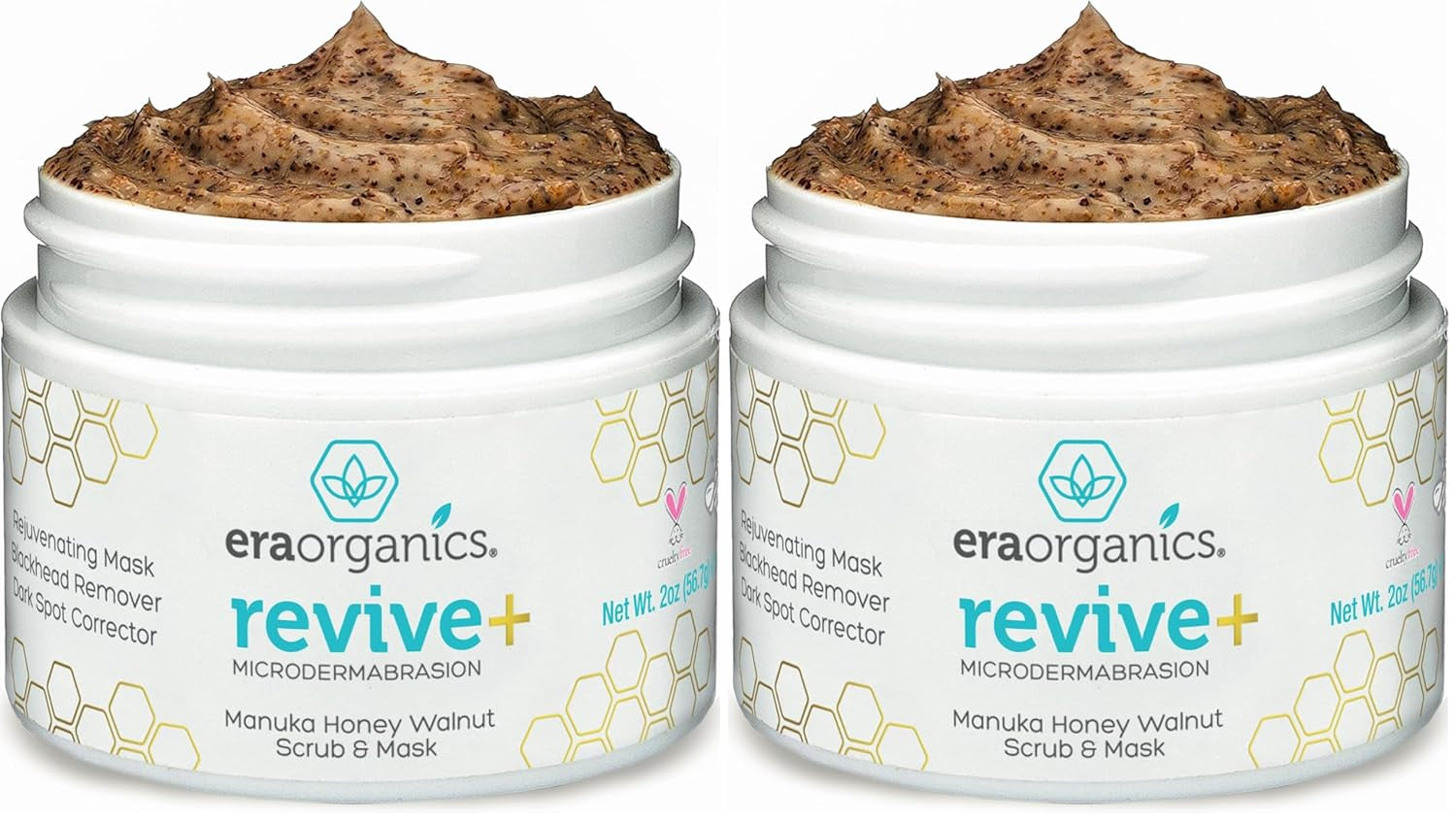 Manuka Honey Exfoliating Face Scrub – Gentle Microdermabrasion Face Exfoliator to Help Smooth, Soften & Balance with Moisturizing Organic Superfoods 2Oz