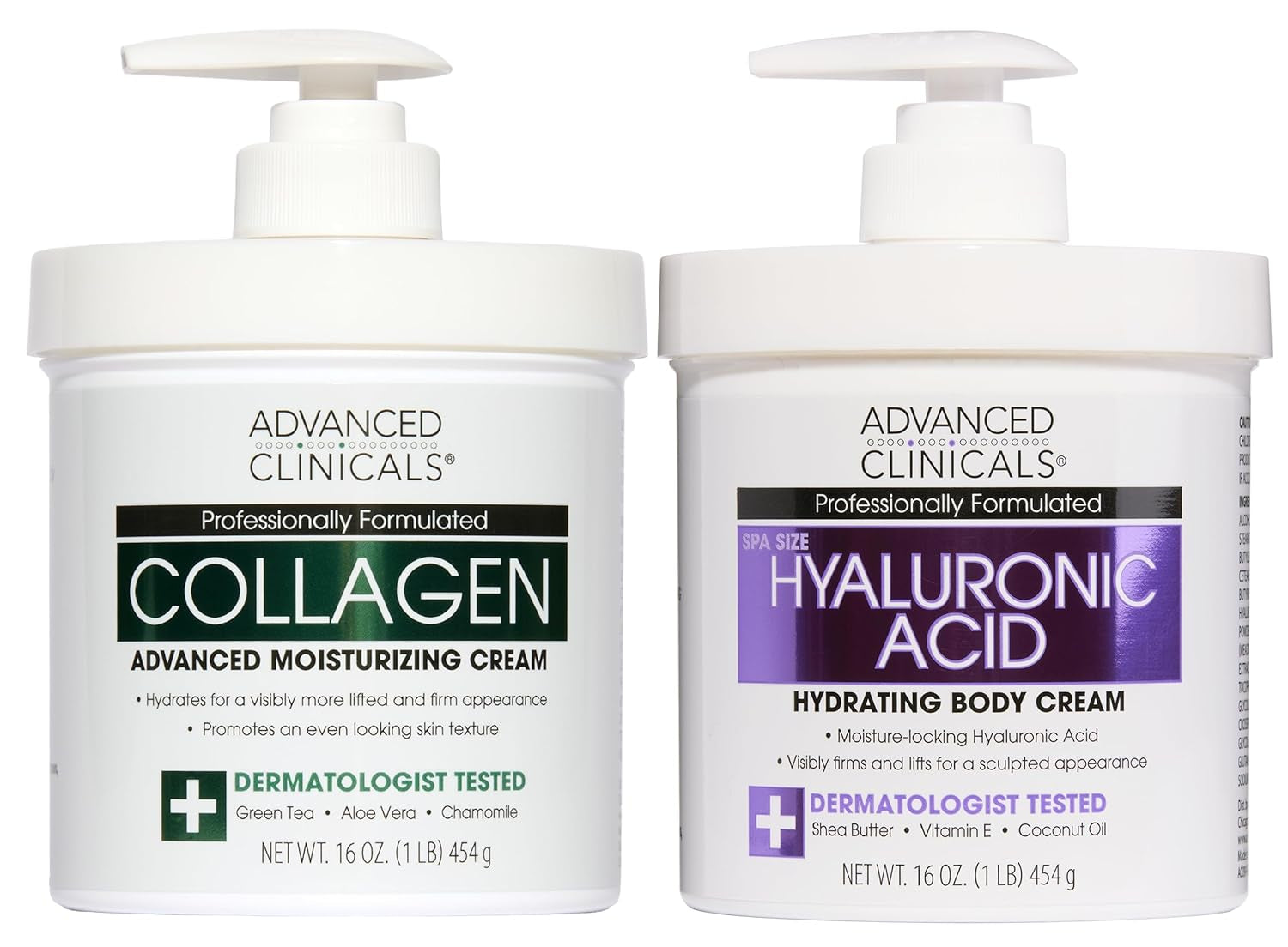 Advanced Clinicals Manuka Honey Body Cream for Women & Men | Body Butter Lotion for Extremely Dry Skin | Collagen Cream | Skincare Moisturizer Hydrating Balm Improves Look of Aging Skin, 16 Ounce
