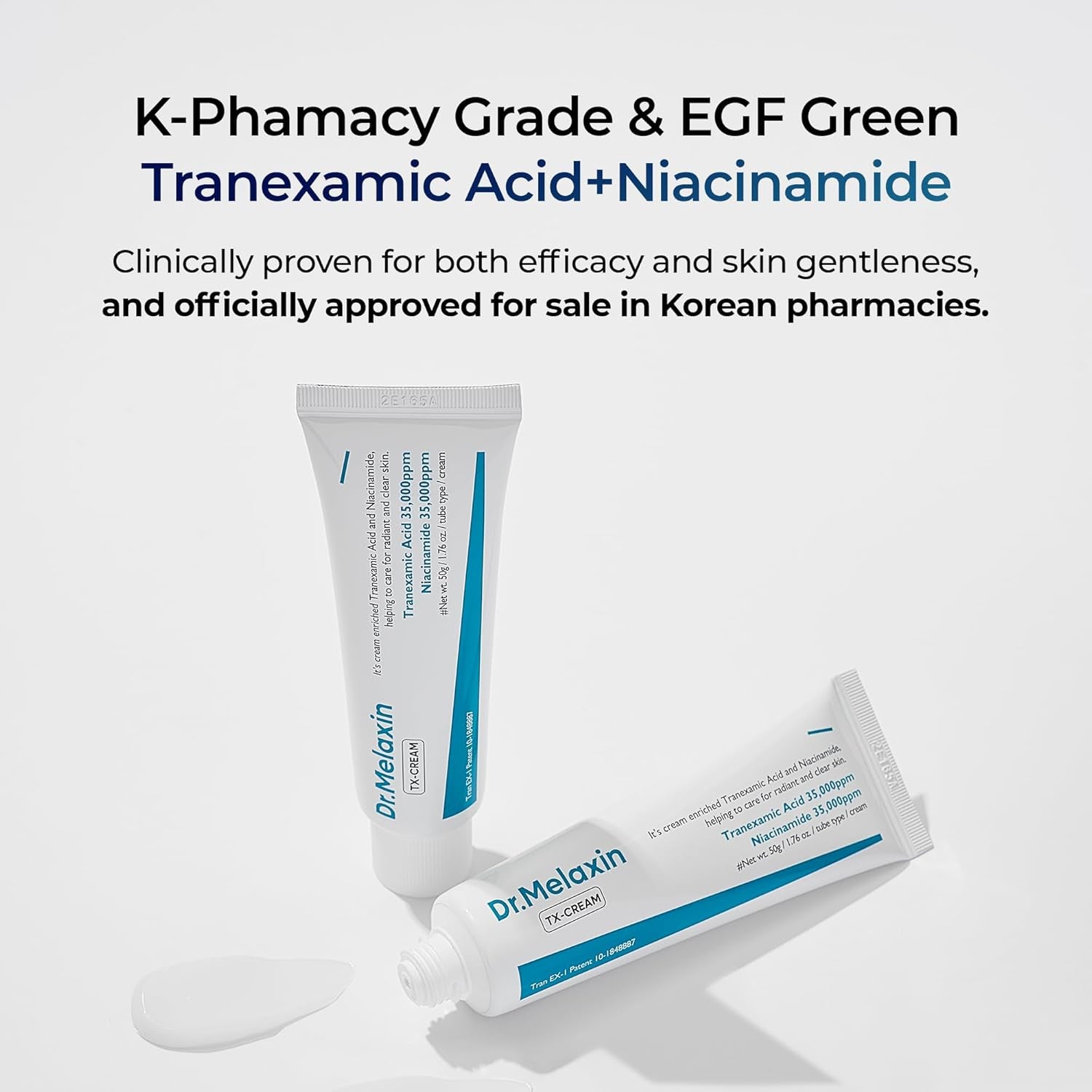 Dr.Melaxin TX Tranexamic Acid CREAM | Skin Freckle Cream, Blemishes, Anti-Pigmetation Korean Skin Care | Korean Cosmetics | 1.7 Fl Oz (50 Ml)