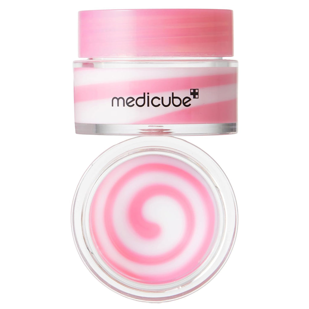 Medicube PDRN Lip Sleeping Mask Glow Balm | Salmon PDRN, Collagen, Shea Butter for Softer Lips, Long-Lasting Moisture, Overnight and Daily Lip Care, Korean Skincare 0.35 Oz.