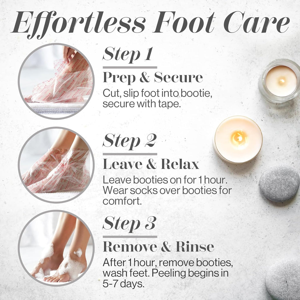 Baby Foot Original Exfoliation Foot Peel - for Rough Cracked, Dry Feet, Dead Skin Removal - Foot Peeling Mask for Baby Soft Feet - Spa Experience at Home & Gift Ideas - Lavender Scented