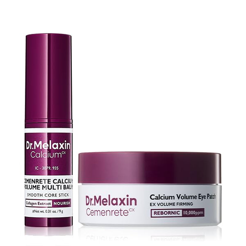 Dr.Melaxin Calcium Volume Multi Balm+Eye Patch 60Ea Korean Skin Care Cosmetics with Collagen Extract Elasticity Eye Shield Skin Repair