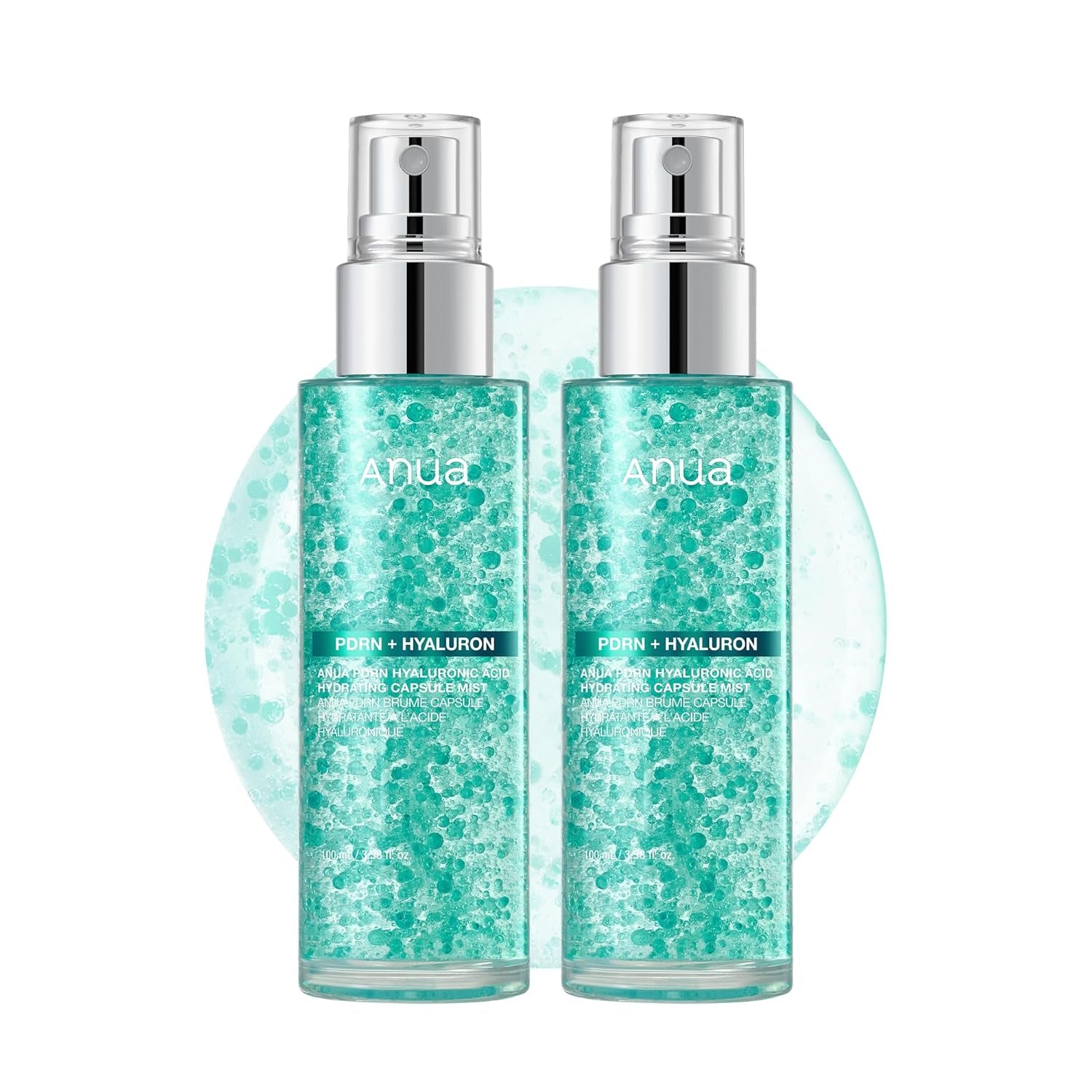 ANUA PDRN Collagen Glow Facial Serum Spray, Hydrating Face Mist, Hyaluronic Acid, Dewy Glass Finish, All Skin Types, Instant Plumping Hydration, Firming Care, Korean Skincare, 3.38 Fl Oz