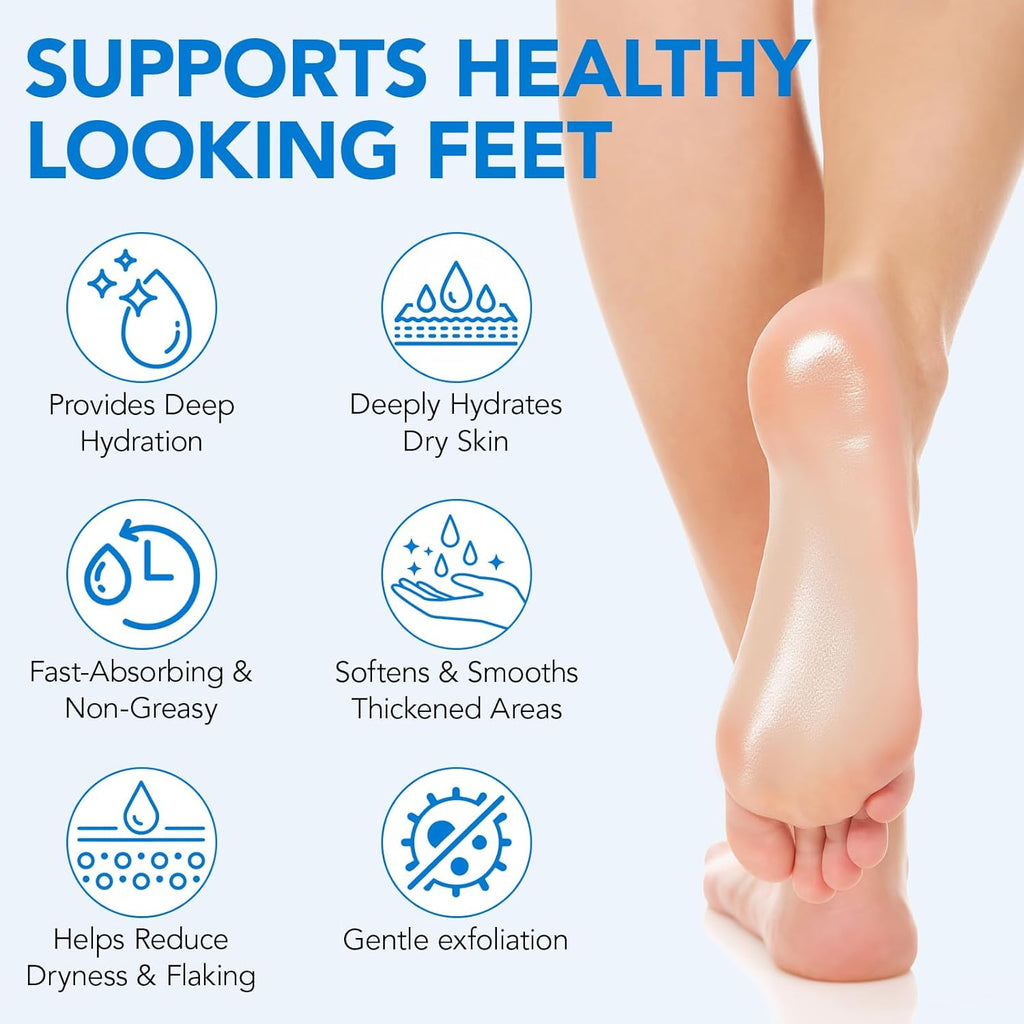 Uruses 3Pack Urea Cream 60% plus Salicylic Acid 2% Urea Foot Care Stick,Foot Cream for Foot Callus Remover, Feet Moisturizer Stick for Dry Cracked Heels, Hands, Knees,Hydrating Heel Balm, Easy to Use