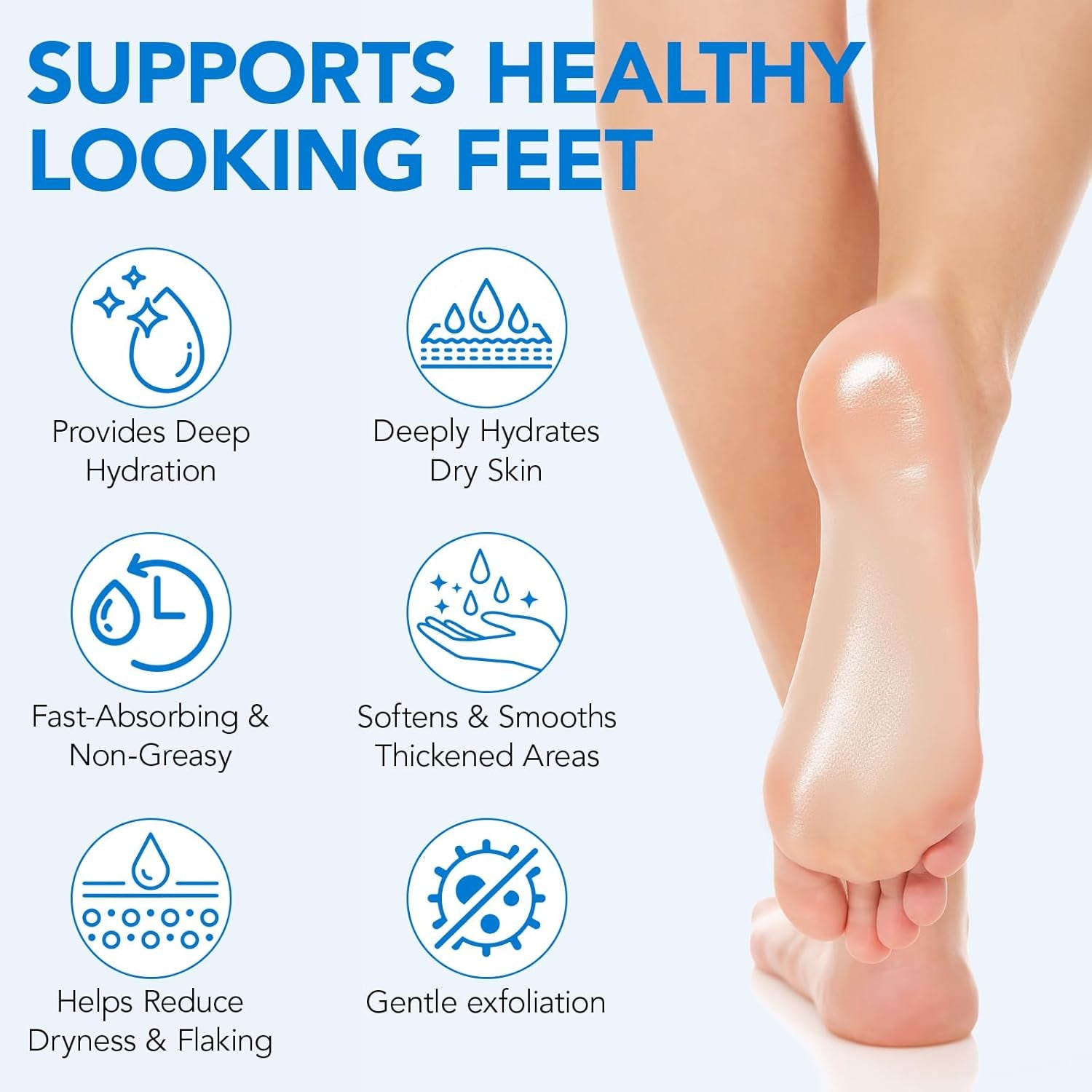 Uruses 3Pack Urea Cream 60% plus Salicylic Acid 2% Urea Foot Care Stick,Foot Cream for Foot Callus Remover, Feet Moisturizer Stick for Dry Cracked Heels, Hands, Knees,Hydrating Heel Balm, Easy to Use