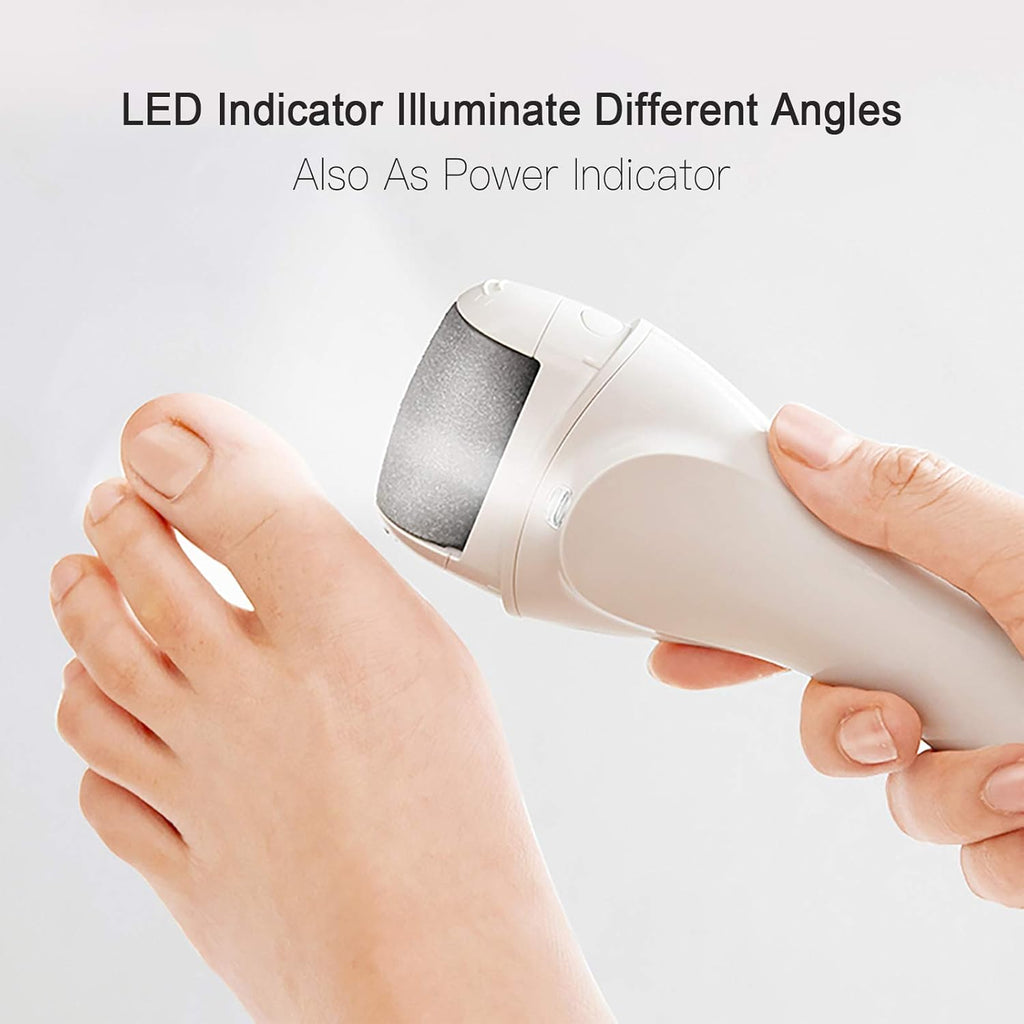 Electric Feet Callus Removers Rechargeable,Portable Electronic Foot File Pedicure Tools, Electric Callus Remover Kit,Professional Pedi Feet Care Perfect for Dead,Hard Cracked Dry Skin