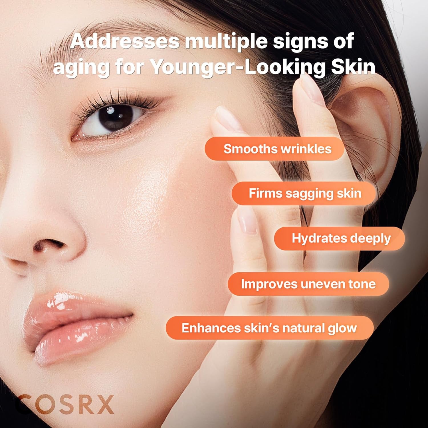 COSRX 5 PDRN Collagen Intense Vitalizing Serum - Korean Serum for Skin Firming & Glowing with Salmon DNA, Centella PDRN & Collagen, Mothers Day Gifts, Korean Skin Care (3.38 Fl.Oz.)